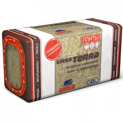 Минераловатный утеплитель Ursa Терра 36 PN 1250х610х100 / 5 шт.