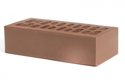 Кирпич рядовой керамический «Темно-молочный шоколад» «Мокко» пустотелый одинарный