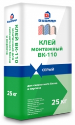 Клей Будмар ВК-110 для силикатных блоков 25 кг