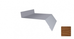 Отлив оконный Первая Кровельная 180 (декоративно-полимерное покрытие) 2м под дуб 3D