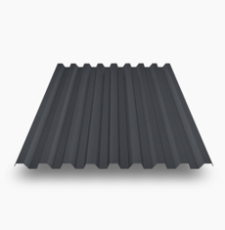 Профнастил С-21 Vimatt двухсторонний RAL 9005 черный 0,45 мм