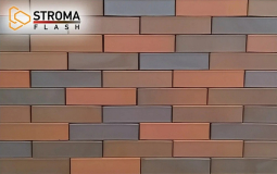 Кирпич лицевой керамический «Flash Bordo» пустотелый одинарный