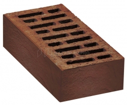 Кирпич лицевой керамический «Коричневый» «Круглянский сланец» пустотелый одинарный
