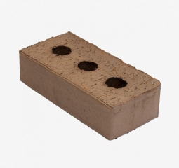 Кирпич печной керамический «Шоколад» одинарный с фаской пустотность до 13%