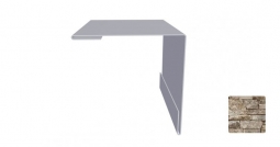 Угол наружный Первая Кровельная 50х50 (декоративно-полимерное покрытие) 2м камень