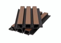 Фасадная панель брусковая двухцветная 3D CO-EX Nusadua Premium 33х165х3600 мм Sand mix