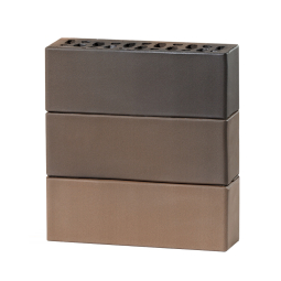 Кирпич лицевой керамический «Флеш» пустотелый утолщенный 0.96 НФ