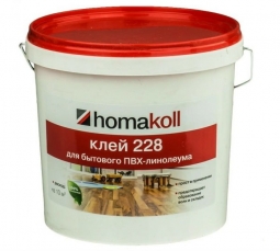 Клей Homakoll 228 для бытового линолеума,водно-дисперсионный 4 кг