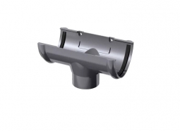 Воронка желоба Технониколь (Verat) Серая (125х82 мм)