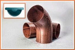 Колено трубы Nika RAL5021 Бирюза