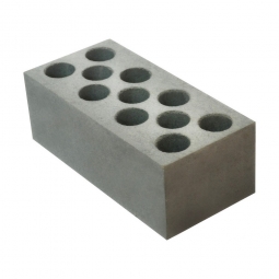 Кирпич лицевой силикатный «Серый» пустотелый утолщенный