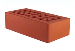 Кирпич лицевой керамический «Красный» пустотелый одинарный