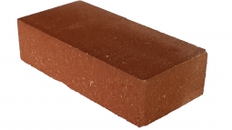 Кирпич лицевой силикатный Красный полнотелый одинарный 1/2