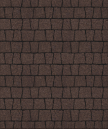 Тротуарная плитка Поревит Абрис Коричневый 60 мм 5 плит