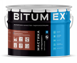 Мастика битумная Bitumex Фундамент, 10кг