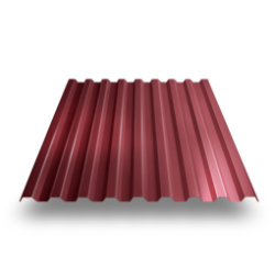Профнастил С-21 RAL 3005 красное вино 0,50 мм
