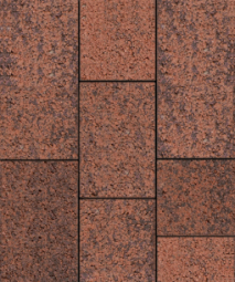 Тротуарная плитка Поревит Трио Гранит Клинкер, 60 мм