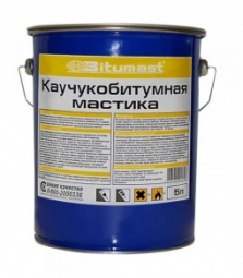 Мастика каучукобитумная Bitumast металлическое ведро 5л
