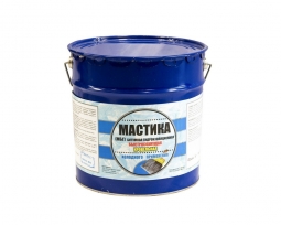 Мастика битумная ХозДвор гидроизоляционная быстросохнущая МБГ 20 кг