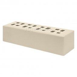 Кирпич клинкерный Белый «Венеция» пустотелый Евро одинарный