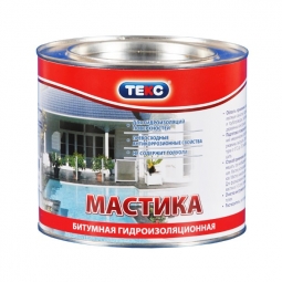 Мастика гидроизоляционная Текс битумная антикоррозионная 1,8кг