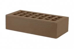 Кирпич лицевой керамический Коричневый Дерево