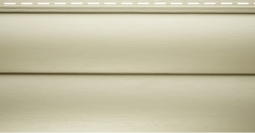 Сайдинг Альта-Профиль Блокхаус «Престиж» двухпереломный Бежевый 3100x222х15