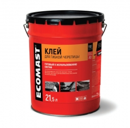 Клей Ecomast для гибкой черепицы, картридж 0,3 л