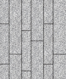 Тротуарная плитка Поревит Регата Мрамор Белый с Черным 60 мм 5 плит