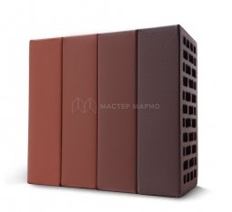 Кирпич лицевой керамический «Бавария микс» пустотелый одинарный