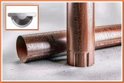 Труба водосточная Nika D100 Цинк