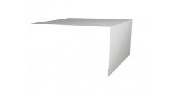 Планка откосная простая Первая Кровельная 50х200 (полиэстер) 3м белый