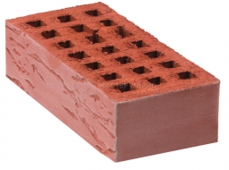 Кирпич лицевой керамический «Терракотовый» «Грецкий орех» пустотелый одинарный