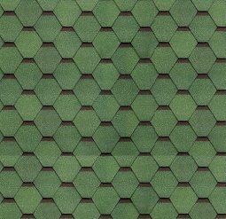 Гибкая черепица Shinglas Самба малахит