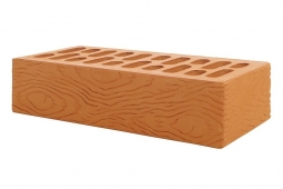 Кирпич лицевой керамический Абрикос «Ясень» пустотелый одинарный