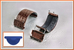 Соединитель желоба Nika D125 RAL5005 Синий