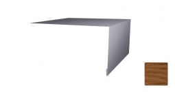 Планка откосная простая Первая Кровельная 75х150 (декоративно-полимерное покрытие) 3м под дуб 3D