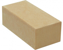 Кирпич лицевой силикатный Кремовый одинарный полнотелый евро