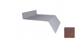 Отлив оконный Первая Кровельная 250 (декоративно-полимерное покрытие) 2м дуб темный матовый