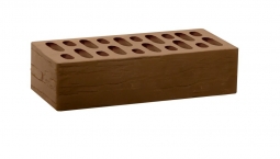 Кирпич лицевой керамический Шоколад «Дикий камень» пустотелый одинарный пустотность 38%