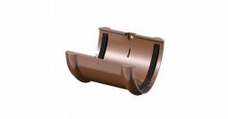 Соединитель желоба Технониколь (Verat) Коричневый (125х82 мм)