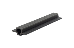 Стыковочный элемент для фасадной панели Nusadua 3D CO-EX 33х75х3600 мм Grey dark