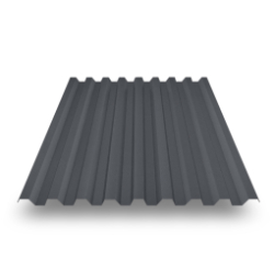 Профнастил С-21 Protect RAL 7024 мокрый асфальт 0,5 мм