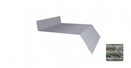 Отлив оконный Первая Кровельная 250 (декоративно-полимерное покрытие) 2м сланец