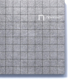 Тротуарная плитка Поревит Квадрат Гранит Белый 100х100х80 мм