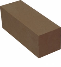 Кирпич лицевой силикатный Коричневый полнотелый евро утолщенный