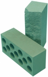 Кирпич лицевой силикатный Фито рустированный полнотелый одинарный