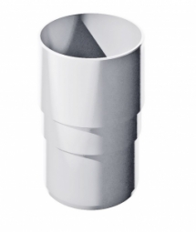 Муфта соединительная водосточной трубы Технониколь (Verat) Серый (125х82 мм)