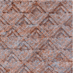 Гибкая керамика Phomi Stackle Square Multi-Color Rust 1200x600х4 мм