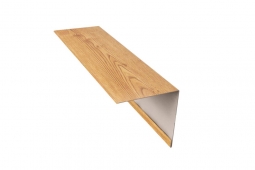 Планка откосная Первая Кровельная 50х150 (декоративно-полимерное покрытие) 2м под темное дерево